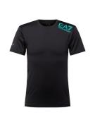 EA7 Emporio Armani Toiminnallinen paita  vesi / musta