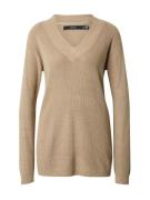 VERO MODA Neulepaita 'NEW LEXSUN'  tummabeige