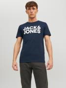 JACK & JONES Paita  marine / valkoinen