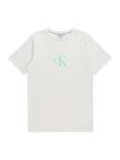Calvin Klein Swimwear Paita  limetti / valkoinen