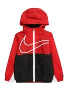 Nike Sportswear Välikausitakki 'SWOOSH'  punainen / musta / valkoinen