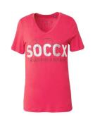 Soccx Paita  hopeanharmaa / rubiininpunainen / musta