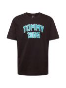 Tommy Jeans Paita  vesi / punainen / musta / valkoinen