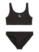 Calvin Klein Swimwear Bikini  pastellinsininen / musta