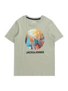 Jack & Jones Junior Paita 'NAVIN'  sinivihreä / pastellinvihreä / oran...