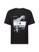 JACK & JONES Paita 'JJCLARC'  vaaleansininen / musta / valkoinen