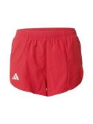 ADIDAS PERFORMANCE Urheiluhousut 'Adizero Essentials'  punainen / valk...