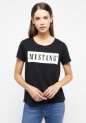 MUSTANG Paita 'Alma'  musta / offwhite