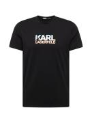 Karl Lagerfeld Paita  neonsininen / oranssi / musta / valkoinen