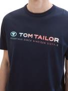 TOM TAILOR Paita  marine / vaaleansininen / lohi