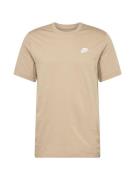 Nike Sportswear Paita 'CLUB'  khaki / valkoinen