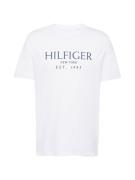 TOMMY HILFIGER Paita  tummansininen / valkoinen