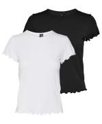 VERO MODA Paita 'VMBarbara'  musta / offwhite