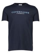 Lindbergh Paita 'Copenhagen'  marine / vaaleansininen / valkoinen