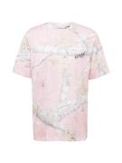 GUESS Originals Paita 'GO REALTREE'  beige / tummanharmaa / roosa / va...