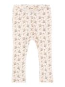 Lil'Atelier Leggingsit 'NBFGago'  hiekka / kivenharmaa / pastellinvihr...