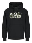 JACK & JONES Collegepaita  oliivi / oranssi / musta / valkoinen