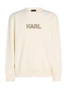 Karl Lagerfeld Collegepaita 'Art Deco'  beige