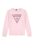 GUESS Collegepaita  roosa / magenta / musta