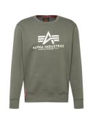 ALPHA INDUSTRIES Collegepaita  khaki / luonnonvalkoinen