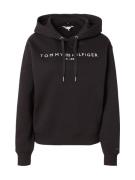 TOMMY HILFIGER Collegepaita  musta / valkoinen