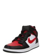 Jordan Korkeavartiset tennarit 'AIR JORDAN 1 HI FLYEASE'  punainen / m...