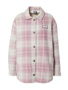 QUIKSILVER Välikausitakki 'UNIPLAID'  vaaleabeige / malva