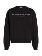 TOMMY HILFIGER Collegepaita  musta / valkoinen