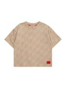 HUGO Paita  beige / tummabeige