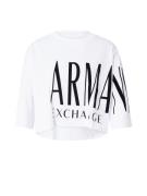 ARMANI EXCHANGE Paita  musta / valkoinen