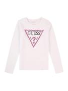 GUESS Paita  tumma pinkki / musta / offwhite