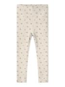 NAME IT Leggingsit 'NMFOLINNE'  beige / vihreä / petrooli