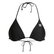 ADIDAS ORIGINALS Bikinitoppi 'ADIC'  musta / valkoinen