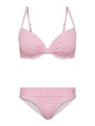 s.Oliver Bikini  vaalea pinkki / valkoinen