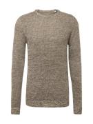 JACK & JONES Neulepaita 'JJELEWIS'  tummabeige