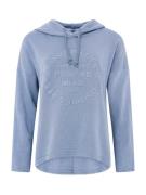 Zwillingsherz Collegepaita 'Positive Mind'  sininen denim