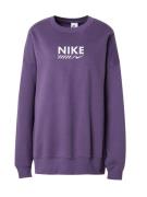 Nike Sportswear Collegepaita  tummanvioletti / valkoinen