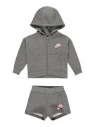 Nike Sportswear Setti  meleerattu harmaa / vaalea pinkki