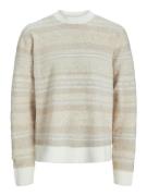 JACK & JONES Neulepaita 'JORRidgewood'  beige / valkoinen