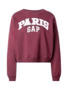 GAP Collegepaita  tummanpunainen / offwhite