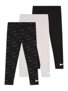 Nike Sportswear Leggingsit  harmaa / vaaleanharmaa / musta / valkoinen