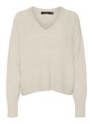 VERO MODA Neulepaita 'VMELLYLEFILE'  beige