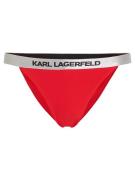 Karl Lagerfeld Bikinihousut  punainen / musta / hopea