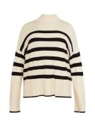 Vero Moda Curve Neulepaita 'HAPPINESS'  beige / musta