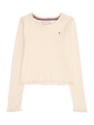 TOMMY HILFIGER Paita 'SLUB KNIT TOP LS'  beige