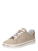 GUESS Matalavartiset tennarit 'STASEY'  beige / kulta