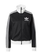 ADIDAS ORIGINALS Välikausitakki 'Beckenbauer'  musta / valkoinen