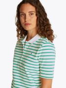 TOMMY HILFIGER Paita '1985'  vihreä / valkoinen