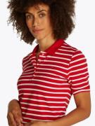 TOMMY HILFIGER Paita '1985'  punainen / valkoinen