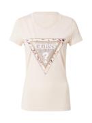 GUESS Paita 'CHEETA'  beige / pastellinpinkki / hopea / offwhite